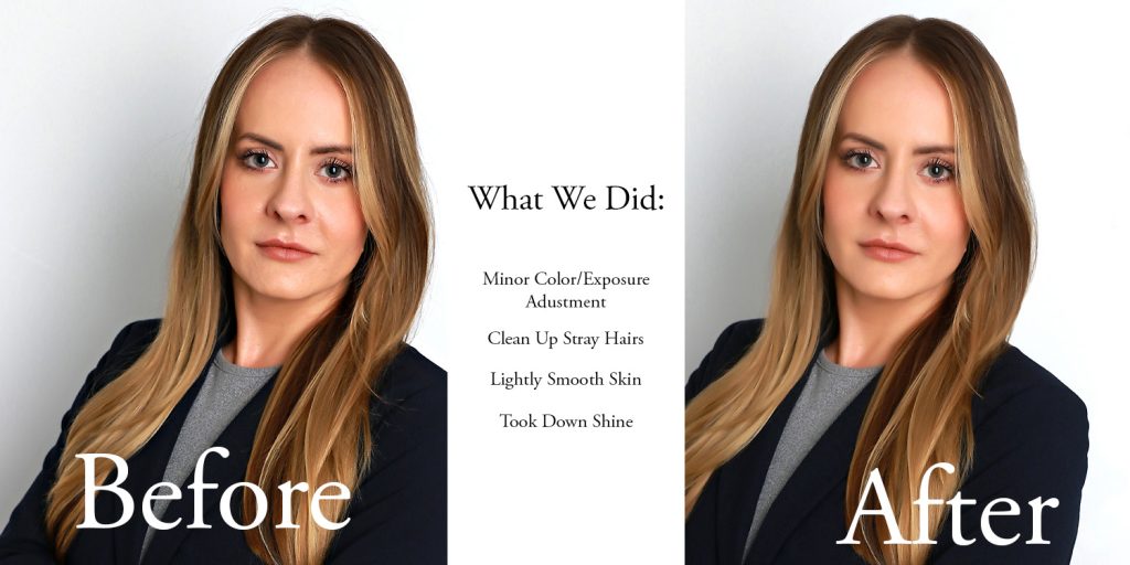 Portrait Retouching Before and After
